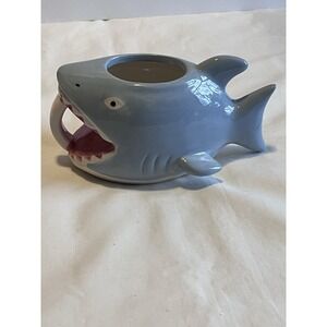 16oz Ceramic Great White Shark Coffee Mug Cup Bite Me Bigmouth Inc Jaws 8"l x 4"